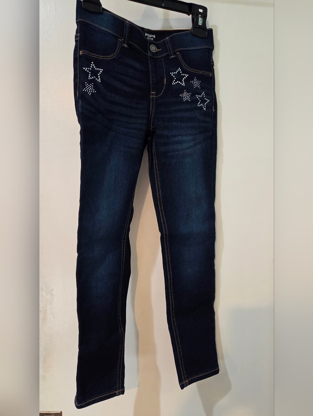Girls Wonder Nation Blue Jeggings, Sz 7/8